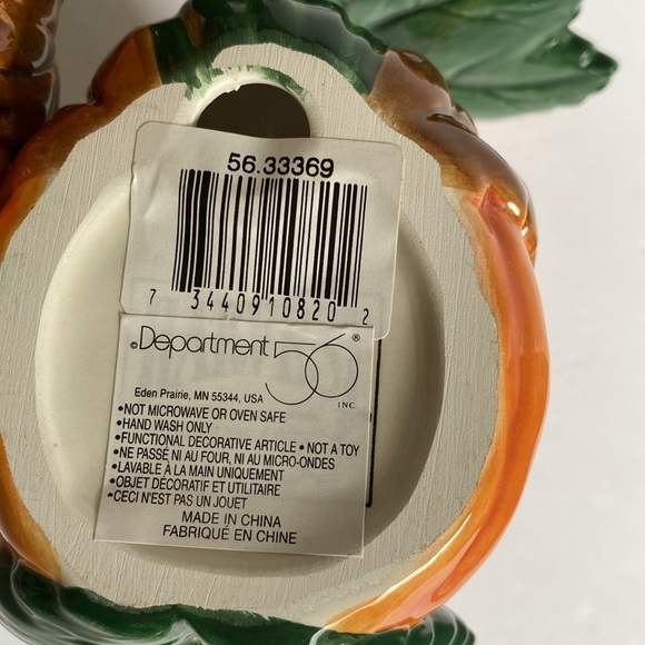 Department 56 Thanksgiving Turkey napkin/place card holders set of four NWT - Picture 3 of 6